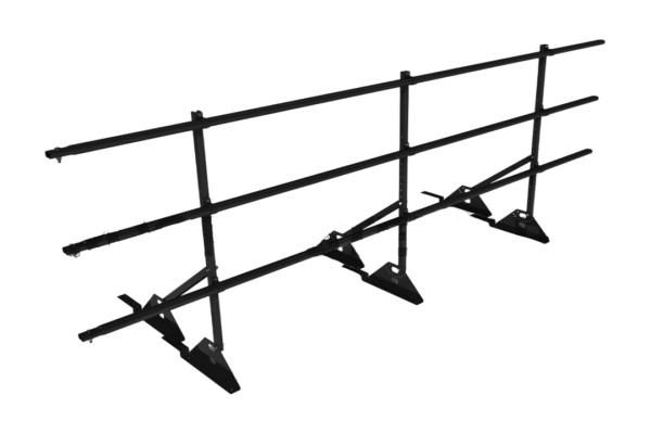 Ограждение кровельное для композитной черепицы Roofsystems Prestige композит, H=900 мм RAL 9005, L=3000 мм