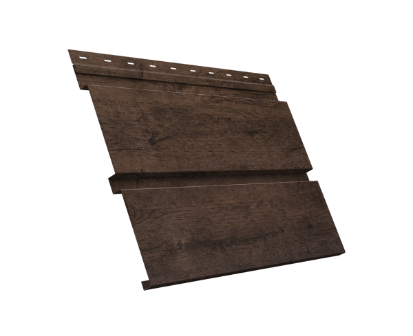 GL Софит металлический Квадро Брус, с перфорацией 0.45 мм, Print Elite, Antique Wood TwinColor