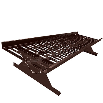 Мостик переходной универсальный Металл Профиль RAL 8017