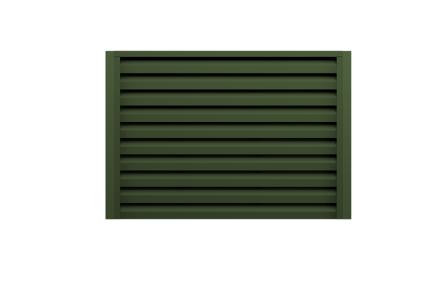 Ламель для забора жалюзи, Milan, 0.5 мм, Satin Matt TX, RAL 6020