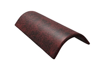 Коньковая черепица Braas Франкфурт 450х250 мм, цвет: магма