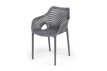 Стул пластиковый Беллини, цвет: темно-серый