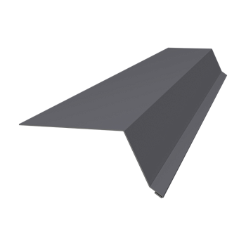 GL Планка капельник, 100х55 мм 0.7 мм, PE, RAL 7004, L=3000 мм