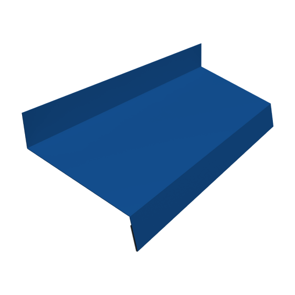 Отлив простой GL, 50 мм 0.4 мм, РЕ, RAL 5005, L= 3000 мм