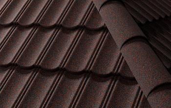 Композитная черепица Gerard Heritage, 1250х367 мм цвет: Chestnut