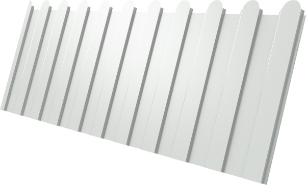 Профилированный лист GL C 8 A, фигурный, 0.45 мм, Drap TX, RAL 9003