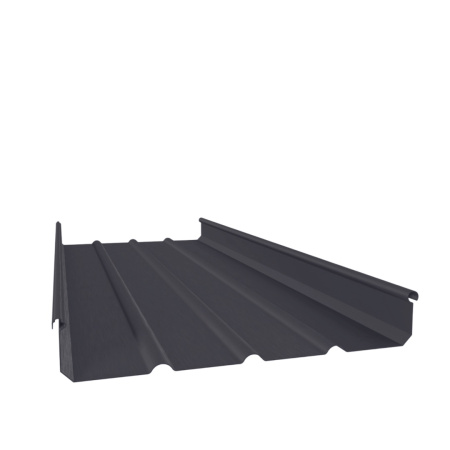 Промышленный алюминиевый фальц 1.0 мм, PE, RAL 7021, 600 мм