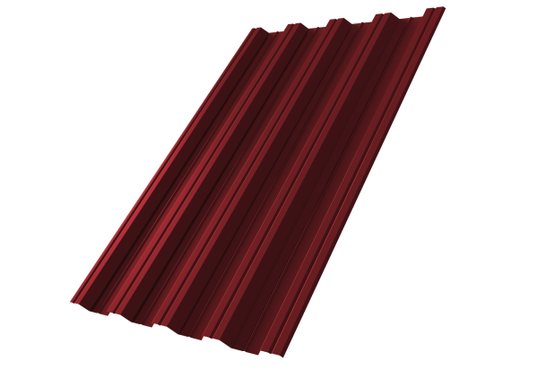 Профилированный лист GL НC44 R, 0.5 мм, Satin, RAL 3005