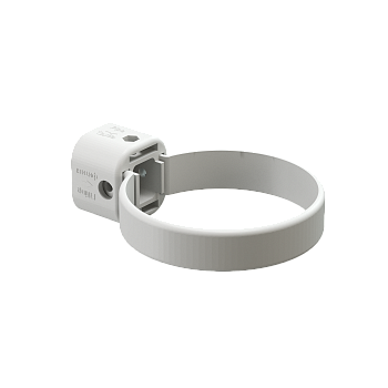 Хомут трубы универсальный, Docke Lux, Ø100 мм, цвет: пломбир