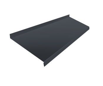 Отлив простой GL, 200 мм 0.45 мм, Drap ST, RAL 7024, L= 2000 мм