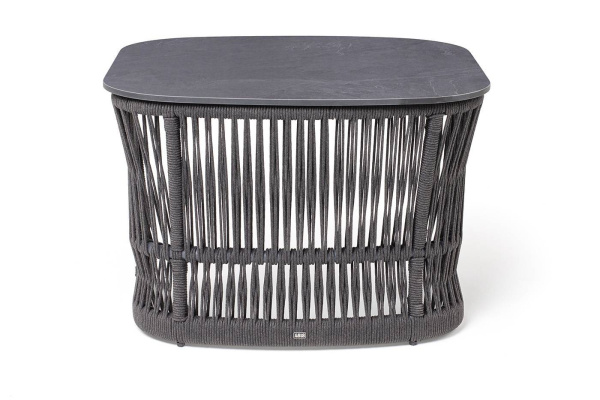 Столик журнальный из HPL, Лугано, 76х76 H55 см, цвет: серый гранит