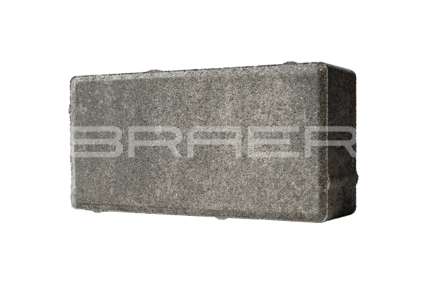 Тротуарная плитка Braer Прямоугольник 40 мм 200х100 мм, цвет: Color Mix Туман