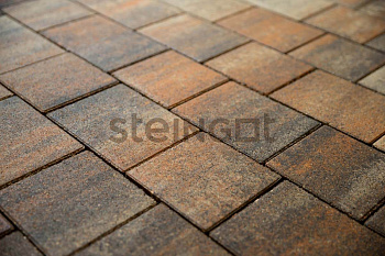 Тротуарная плитка Steingot Новый город 40 мм 160/200/240 х 160 мм, цвет: Stein Brown