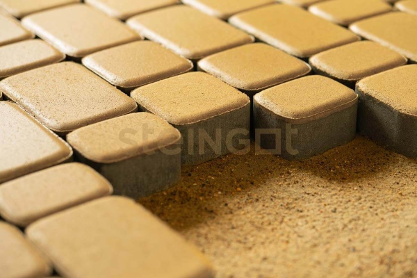 Тротуарная плитка Steingot Классика 60 мм 115/172 х 115/86 мм, цвет: желтый