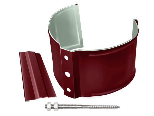 Кронштейн трубы на кирпич Grand Line Ø 90 мм PE, RAL 3005