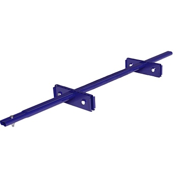 Снегозадержатель для фальцевой кровли Roofsystems Prestige Single фальц, 2 опоры, 2 трубы, овал 45х25, L=1500 мм, RAL 5005