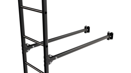 Фасадная лестница Borge, нижняя секция, L=2700 мм RAL 9005