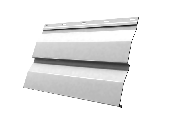 Металический сайдинг Grand Line, корабельная доска 0.4 мм, PE, RAL 9003