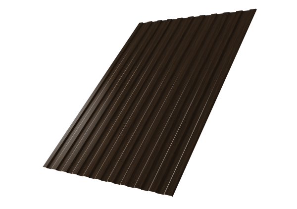 Профилированный лист GL C 8 A, 0.45 мм, Print Elite, Coffee Wood TwinColor Профилированный лист GL C 8 A, 0.45 мм, Print Elite, Coffee Wood TwinColor