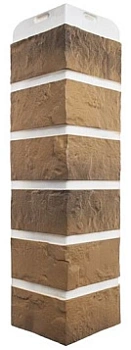 Угол фасадный Альта Профиль, Кирпич Рижский, 440 х 110 мм цвет: 03