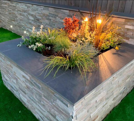 Сланец, 3D панель из камня, 600х150 мм, Classic Beige Slate, 8 шт/уп