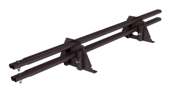 Снегозадержатель для фальцевой кровли Roofsystems Prestige Фальц-америка, 2 опоры, 2 трубы, овал 45х25, L=1500 мм, RAL 8019