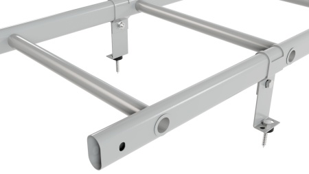 Лестница кровельная Borge, универсальная, L=1800 мм RAL 9006