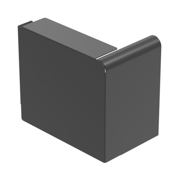 Угол внешний к лицевой планке, Galeco HIDDEN Ø125/70 х 80 мм, RAL 7024