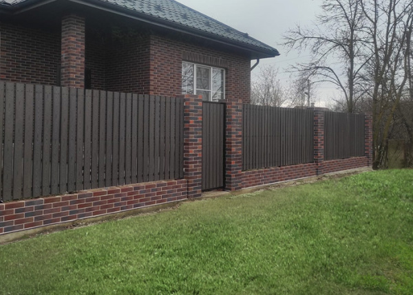 Планка торцевая ДПК Grand Line, 118х11 мм, L=4000 мм венге