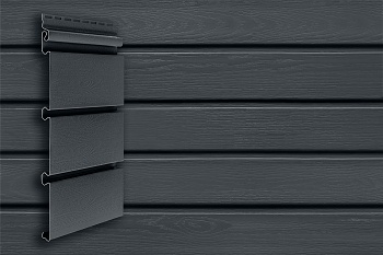 Планкен архитектурный двухслойный, Grand Line, L=3000 мм, серия Premium Acryl, цвет: графит