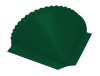 GL Заглушка конька полукруглого, конусная 0.5 мм, Satin, RAL 6005