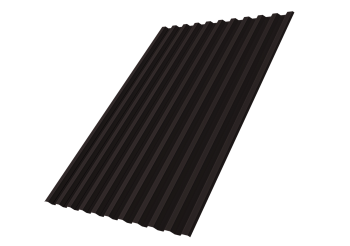 Профилированный лист GL C21 R, 0.45 мм, Drap TR, RAL 9005