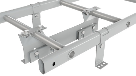 Лестница кровельная Borge, для фальцевой кровли, L=1800 мм RAL 9006