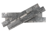 Кварцит, 3D панель из камня, 600х150 мм, Natural Silver Shine