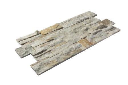 Кварцит, 3D панель из камня, 350х180 мм, Modern Beige Quartz
