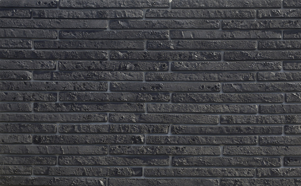 Декоративный камень White Hills Бран Брик под Кирпич, цвет: 699-80 / черный