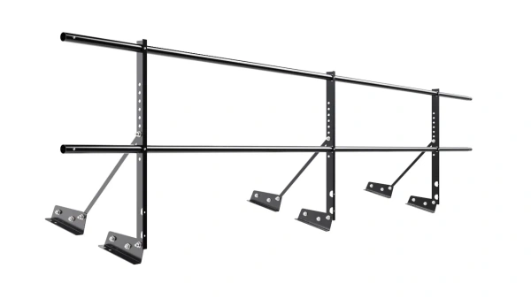 Ограждение кровельное для фальцевой кровли NewLine, H=600 мм, L= 3000 мм RAL 9005