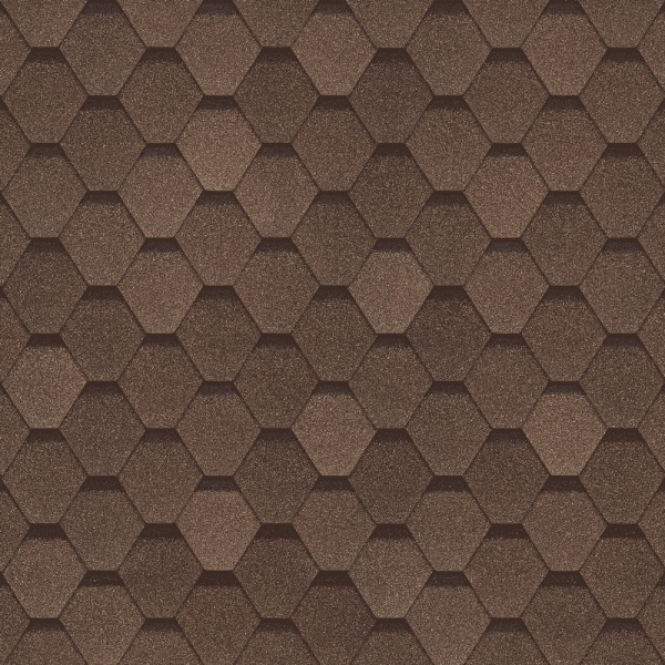 Битумная черепица Shinglas, Самба цвет: янтарь, 3 м² / уп.