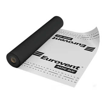Eurovent AKTIV ALU, активная пароизоляционная мембрана 75 м²