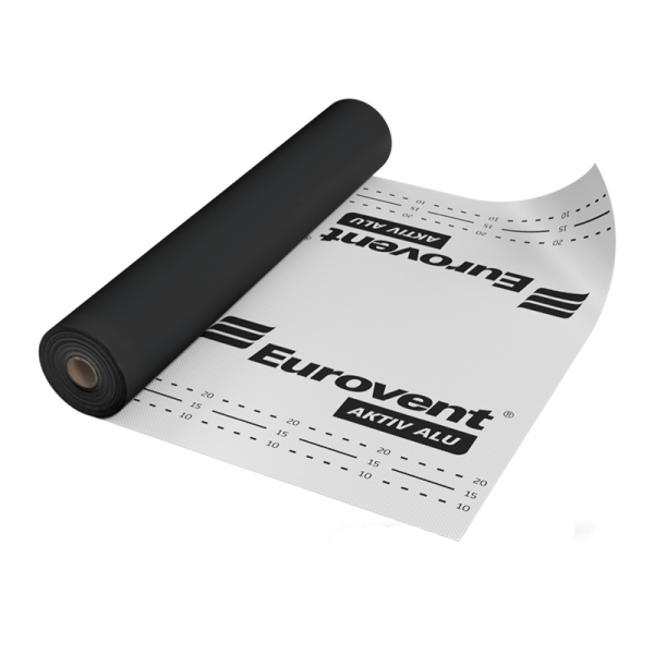 Eurovent AKTIV ALU, активная пароизоляционная мембрана 75 м²