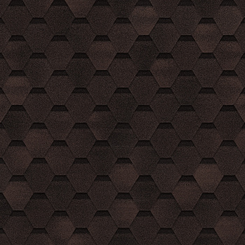 Битумная черепица Shinglas, Оптима цвет: Соната коричневый, 3 м² / уп.