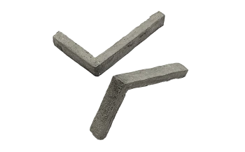 Декоративный кирпич, угловой элемент Mesterra Magnum, 240х157х40 мм под Кирпич, цвет: 003