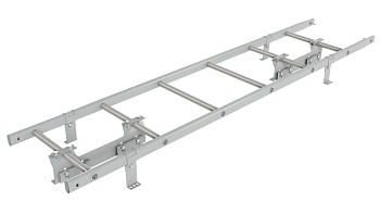 Лестница кровельная Borge, для фальцевой кровли, L=1800 мм RAL 9006