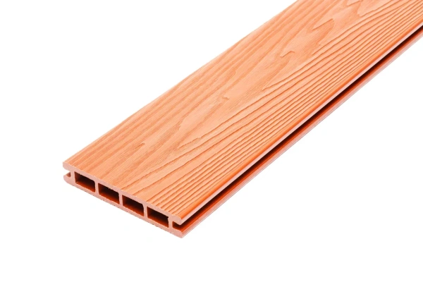 Террасная доска МПК из минерально-полимерного композита 140 мм, L= 6000 мм вельвет и тиснение, цвет: бронза