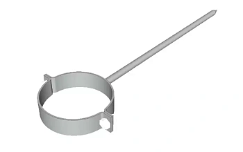 Охват на штыре Ø 216 мм, L= 300 мм цинк, без цвета