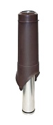 Вентиляционный выход Krovent Pipe-VT IS 125/700 мм коричневый
