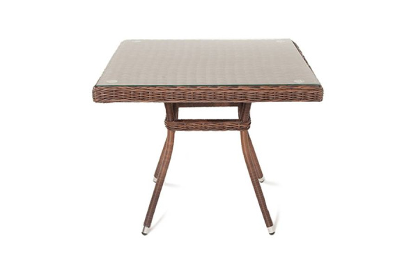 Стол плетеный из искусственного ротанга, Айриш цвет: коричневый