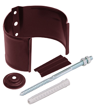 Кронштейн трубы на кирпич, Grand Line Ø 90 мм, RAL 3005