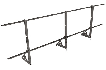 Ограждение кровельное, универсальное Promo Next, H=900 мм RAL 7004, L=3000 мм