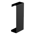 Соединитель к лицевой планке, Galeco STAL 2 125/80 х 80 мм, RAL 9005